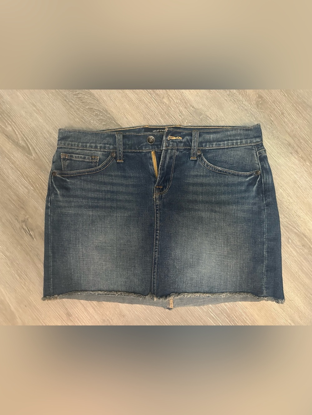 Lucky Brand Faded Blue Denim Skirt